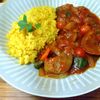 チョロリスの作ってみた!投稿(夏に食べたい!絶品カレー☆『ひき肉のゴロっと夏野菜カレー』)