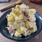 【さつまいものデリ風サラダ】
玉ねぎ&クリームチーズ