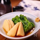 旬の簡単副菜☆たけのこと菜の花の春のおひたし☆小料理屋編