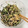 【ポリポリ美腸副菜】切り干し大根とひじきのごま酢ツナサラダの工程2