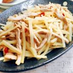 豚肉とじゃがいものシャキシャキ炒め