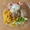 【白菜とカニカマコーンのごまマヨポン】箸が止まらない!!激旨の工程1