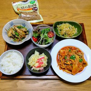 seri_chanの作ってみた!投稿(ほうれん草と舞茸のとろみそぼろ煮)
