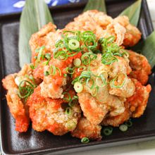 酒と白飯が合い過ぎる！！博多もつ鍋やまや風『明太子唐揚げ』