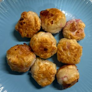 チョビの助の作ってみた!投稿(【はんぺんボール】餃子の皮でカリカリ！紅生姜入りレシピ)