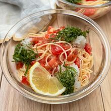 トマトの和風冷製パスタ