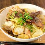 材料2つで手軽にガッツリ【うま塩豚丼】
