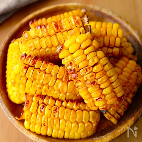 10分で完成！【やみつき焼きとうもろこし】トースターで簡単♩