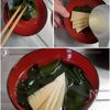旬わかめと筍の若竹汁の工程2