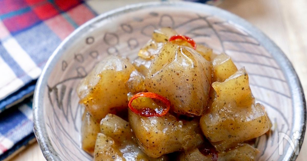 コスパ最強☆短時間で味染み！『こんにゃくのピリ辛炒め』