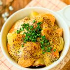 ほくほく♡【鮭ポテトのマスタード焼き】おつまみにも♪