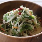 水菜とツナのシャキシャキサラダ