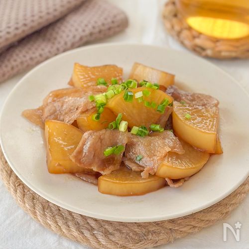 煮込みいらずで味しみ✨フライパンで絶品【豚バラ大根】