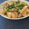 あすかの作ってみた!投稿(めんつゆでラクラク♪味しみ♪『大根とこんにゃくのおかか煮』)