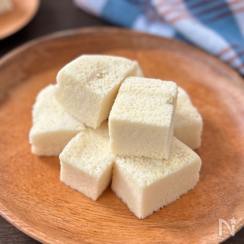 洗い物なし！もっちり米粉蒸しパン