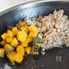 柚子鶏そぼろラップの工程2
