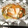 M*Pの作ってみた!投稿(すき焼バター味♪タラと野菜とキノコのホイル蒸し)