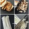 米も麺も止まらん！高野豆腐とひき肉、椎茸の万能中華ネギそぼろの工程1