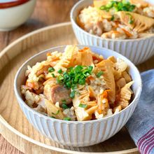 【鶏肉とたけのこの混ぜごはん】おかわり必須！