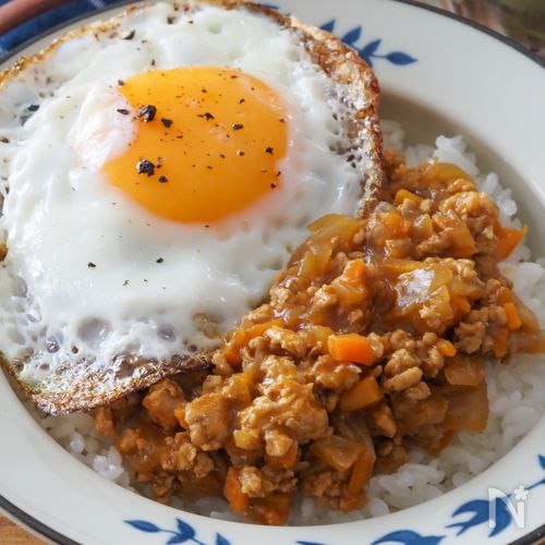 子どもウケ抜群！【我が家のキーマカレー】
