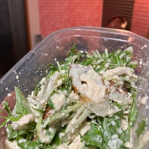 たぐともの作ってみた!投稿(水菜と豆のピリ辛白和え)
