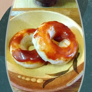 チョロリスの作ってみた!投稿(バター不使用！米粉のもっちりお豆腐焼きドーナツ)