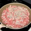 豚こまときのこのこっくりポークチャップの工程3