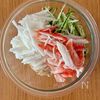 【長芋とカニカマのごま味噌マヨサラダ】ドレッシングが美味！の工程1