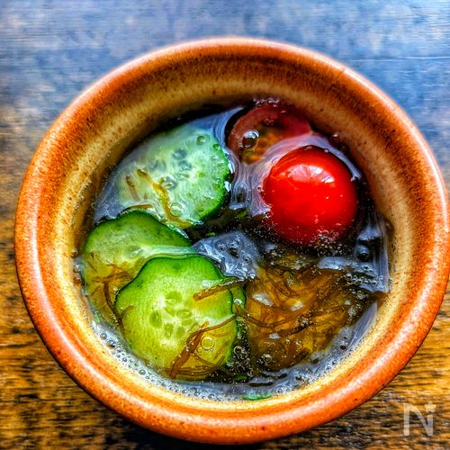 【優しい味わいのもずく酢】