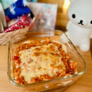 りりの作ってみた!投稿(餃子の皮de即席ラザニア【#ホワイトソース不要#トースター】)