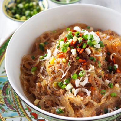 レンジで5分！春雨戻さない簡単マーボー春雨【作り置き】