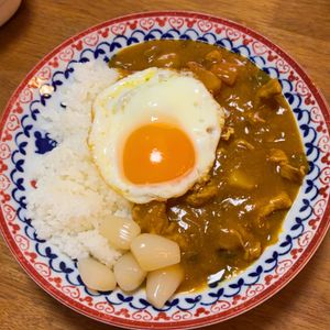 みわの作ってみた!投稿(オムカレー(我が家の定番ポークカレー))