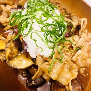 みおの作ってみた!投稿(なすと豚バラの甘酢照り焼き＊おろし添え【#作り置き】)
