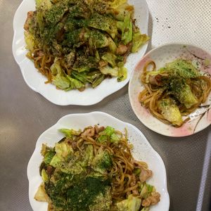 そら・ゆずの作ってみた!投稿(しっかり計量してフライパンで作る「美味しい焼きそば」)