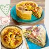 のりのり🐾🎀🤍の作ってみた!投稿(なす・トマト・キーマカレーのほんのりスパイシーなキッシュ)