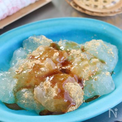 【簡単レシピ】片栗粉で「わらび餅」