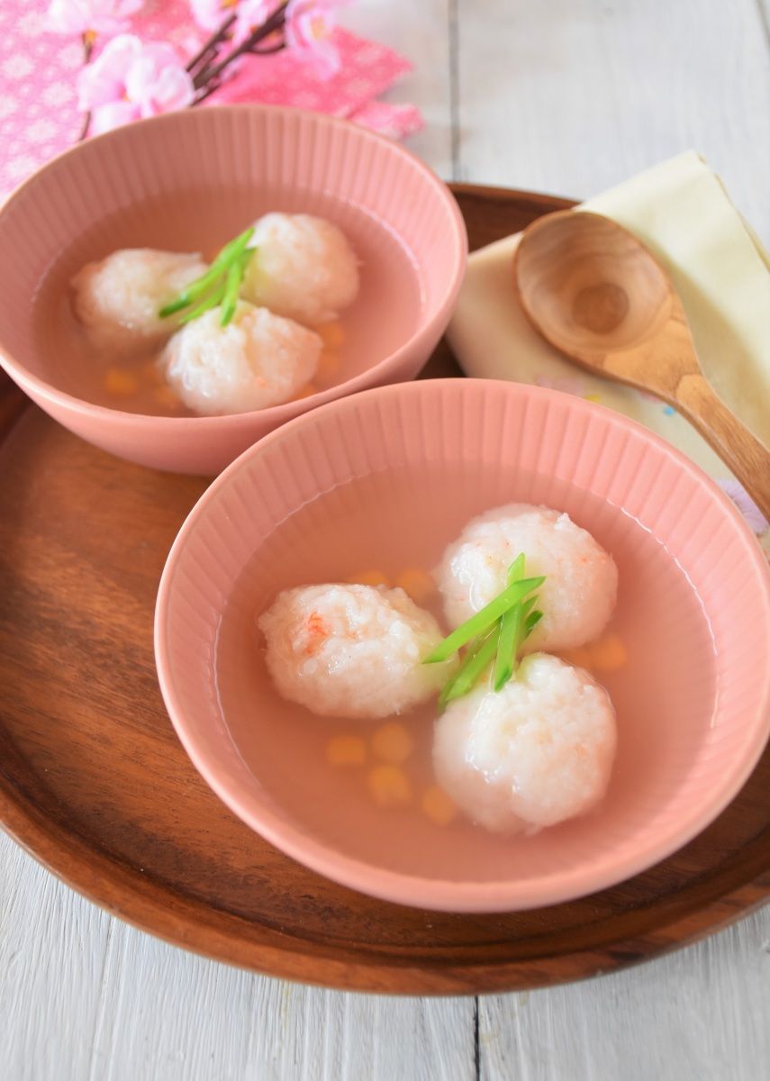 黒豆入りエビのスープとホミニーのレシピ