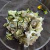 からこの作ってみた!投稿(パパッともう一品♪新たまねぎときゅうりの海苔サラダ)