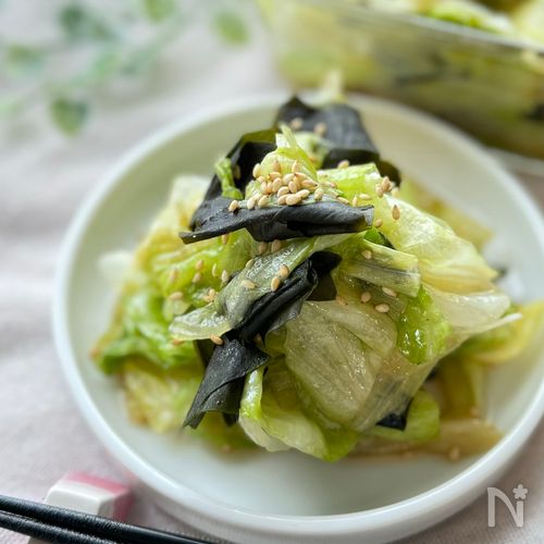 レタスとわかめの中華ナムル
