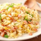 中華鍋でチャーハン作り、中華鍋（鉄フライパン）の油慣らし