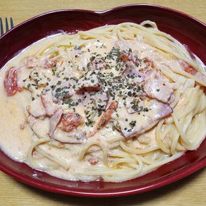 ナムディの作ってみた!投稿(【豆乳トマトクリームパスタ】チーズでコク！アレで味が決まる！)