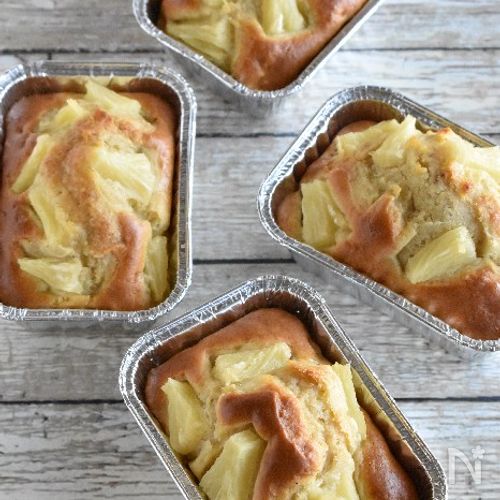 【パイナップルバナナケーキ】トースターで簡単！