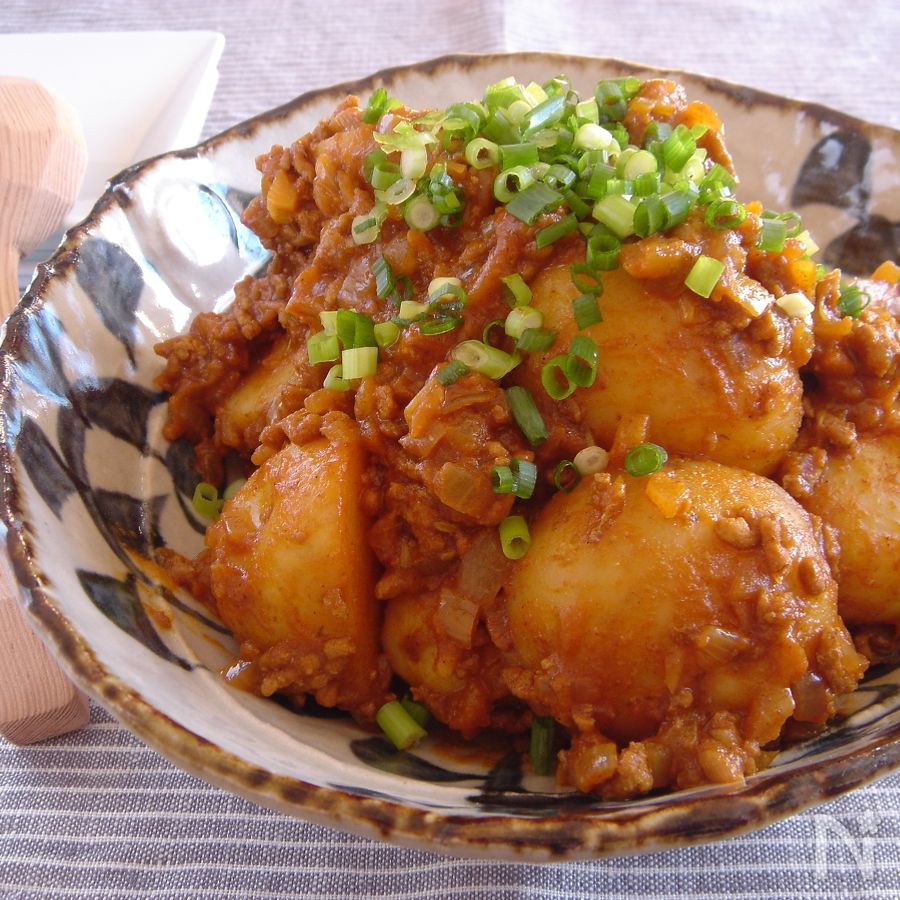 エンドウ豆の新じゃがカレー レシピ