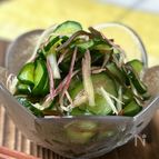【きゅうりと茗荷の浅漬け】さっぱり箸休めに！