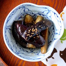 レンジで簡単！茄子ポン。