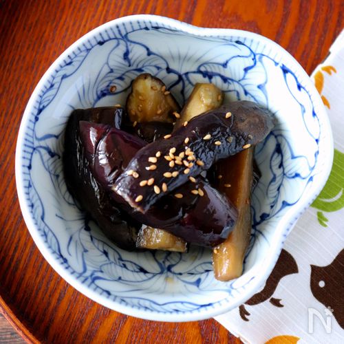 レンジで簡単！茄子ポン。