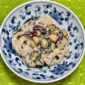 キャピタンの作ってみた!投稿(れんこん梅マヨサラダ)