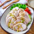 鶏むねだけど超しっとり♪ほったらかしで！ねぎ塩だれの鶏ハム