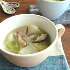 【食べるスープ】簡単！かぶとしいたけのねぎ生姜スープ