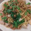 たりおの作ってみた!投稿(納豆嫌いもよろこぶ!納豆とニラのこんがり醤油焼きそば)